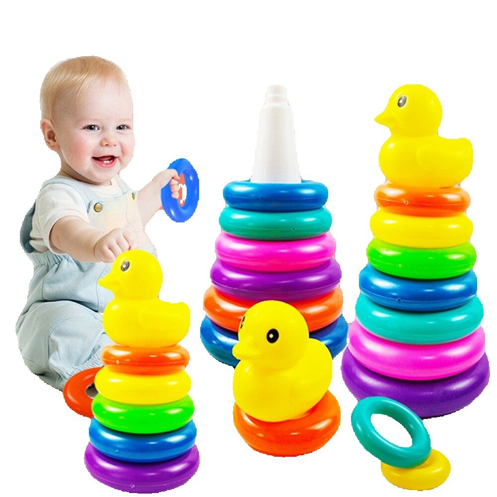 Stacking Rings Toy with Duck