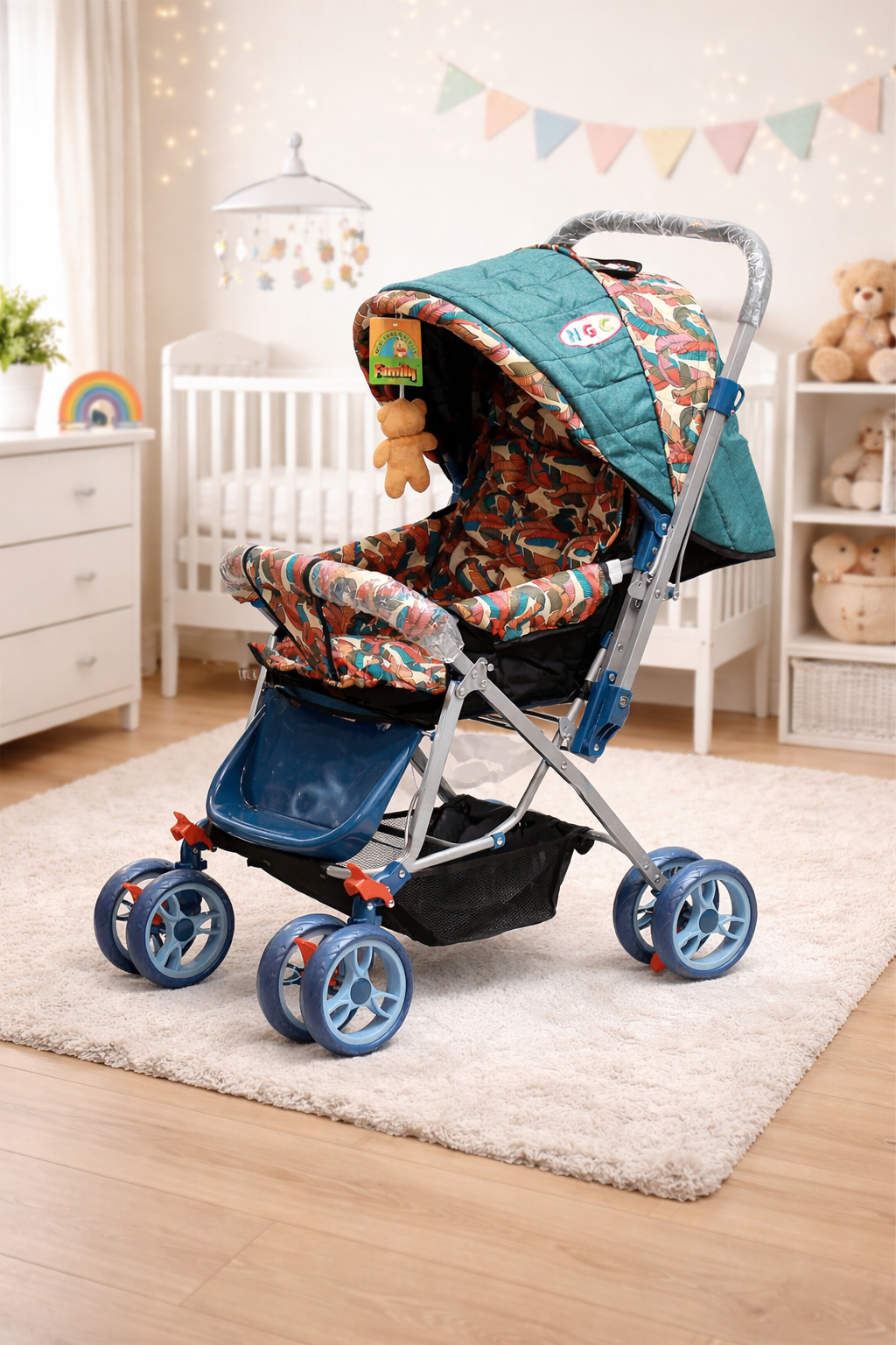 Foldable Stroller With Music Toy